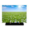Plaque funéraire rectangle Nature avec Champ de lin en fleurs (29x21cm)