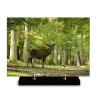 Plaque funéraire rectangle Nature Cerf  (29x21cm)