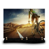 Plaque funéraire rectangle Cycliste (34x24cm)