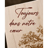 Plaque Funéraire en granit et céramique Arbre de vie