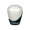 Urne cinéraire en résine glossy blanche