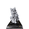 Plaque Funéraire en granit Chat