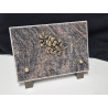Plaque funéraire en granit Himalaya (18x12 cm)